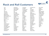 Rock and Roll Customers