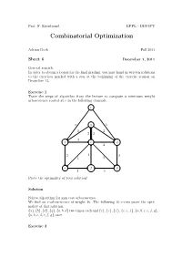 Combinatorial Optimization
