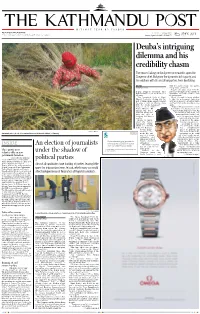 Deuba's Intriguing Dilemma and His Credibility Chasm