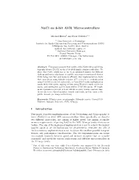 Nacl on 8-Bit AVR Microcontrollers