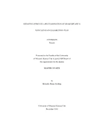 Redating Pericles: a Re-Examination of Shakespeare’S