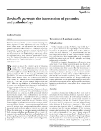 Bordetella Pertussis: the Intersection of Genomics and Pathobiology