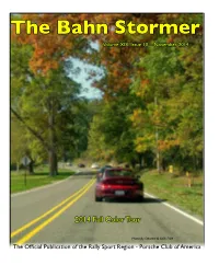 The Bahn Stormer Volume XIX, Issue 10 -- November 2014