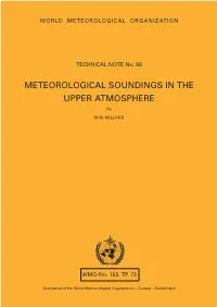 Methods of Oabservation at Sea Meteorological Soundings in The