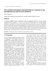 The Evolution of Forebrain Contralaterality As a Response to Eye Development: the Path of Least Resistance