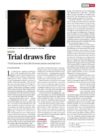 Trial Draws Fire After They Have Been Diluted Away