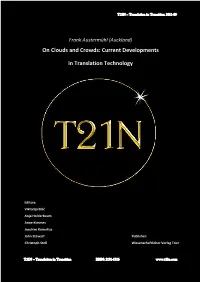 Current Developments in Translation Technology