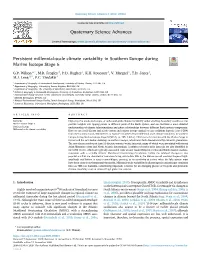 Quaternary Science Advances 3 (2021) 100016