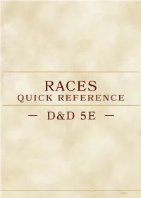 Races Reference.Pdf