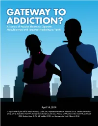 Report Draws from Written Responses Provided by the Companies in Response to This Investigation