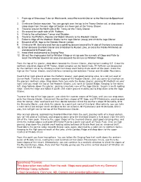 Spearhead Traverse. This Description Was Culled From