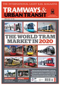The World Tram Market In2o2o
