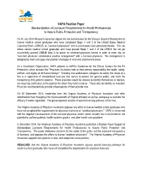 VAPA Position Paper--Assistant Physician Smooth Draft