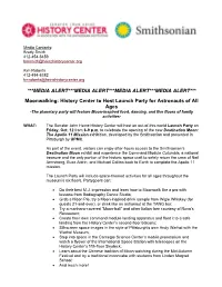Destination Moon Launch Party Media Alert FINAL