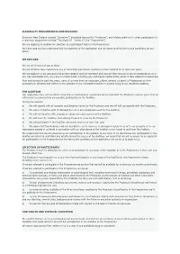 ELIGIBILITY REQUIREMENTS and RELEASES Eyeworks New