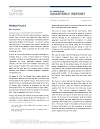 EU Competition Report Q3