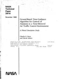 Ground-Based Time-Guidance Algorithm for Control of A$Planes In