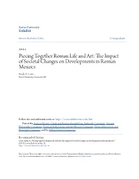 The Impact of Societal Changes on Developments in Roman Mosaics