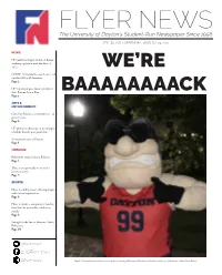 The University of Dayton's Student-Run Newspaper Since 1956