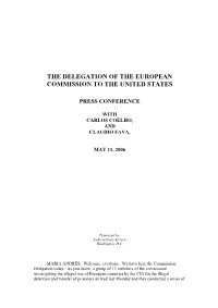 Transcript of Press Conference on 11 May 2006