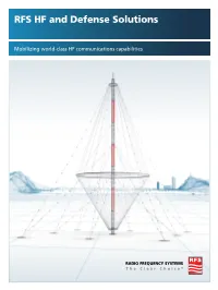 RFS HF and Defense Solutions