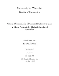 University of Waterloo Faculty of Engineering
