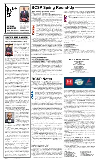 BCSP Spring Round-Up