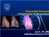 Constriction Vs Restriction