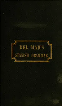 A Concise and Simplified Grammar of the Spanish Language