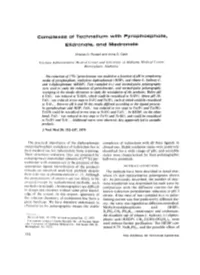 Complexes of Technetium with Pyrophosphate, Etidronate, and Medronate