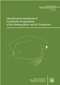 Identification Handbook of Freshwater Zooplankton of the Mekong River and Its Tributaries