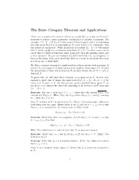 The Baire Category Theorem and Applications