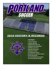 2019 History & Records