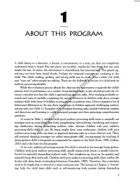 About This Program