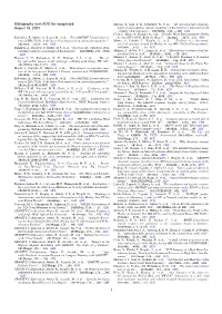 Bibliography from ADS File: Weigelt.Bib August 16, 2021 1