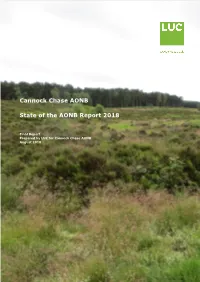 Cannock Chase AONB State of the AONB Report 2018