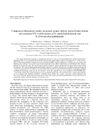 Comparative Theoretical Studies on Natural Atomic Orbitals