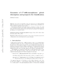 Dynamics of $ C^ 1$-Diffeomorphisms: Global Description and Prospects for Classification