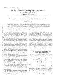 Gr-Qc] 3 Nov 2014 I’Avzef O.9,Is ,(00 147–151