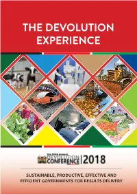 The 5Th Annual Devolution Conference 2018