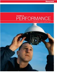 Performance Honeywell Annual Report 2001 Table of Contents