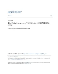 The Daily Gamecock’S Coverage of the One-Year Anniversary Aims to Honor Those Who Died and to Give an Account of the Reﬂ Ection the USC