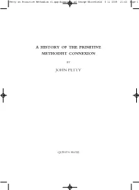 Petty on Primitive Methodism V1.Qxp:Biography of George Whitefield 5 12 2008 21:43 Page 1
