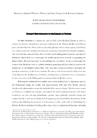 1 in THIS CHAPTER We Examine the Early Records of the Bodleian