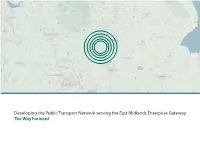 Developing the Public Transport Network Serving the East