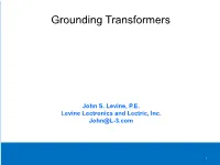 IEEE Grounding Transformers