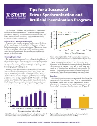 MF2574 Tips for a Successful Estrus Synchronization and Artificial
