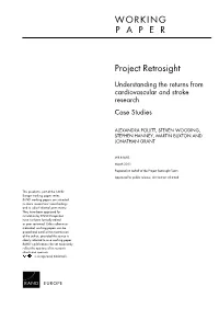 Project Retrosight: Understanding the Returns from Cardiovascular And