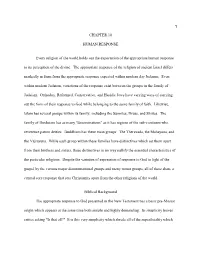 1 CHAPTER 10 HUMAN RESPONSE Every Religion of the World Holds Out