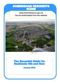 SOMERSHAM RESIDENTS GUIDE Can Be Downloaded from the Website